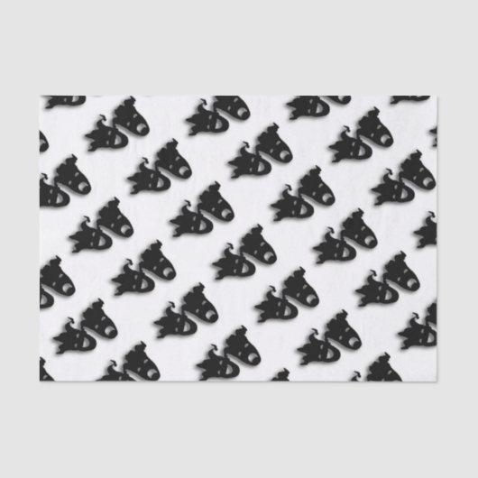 Comedy und Tragedy Theater Seidenpapier (Vorderseite)