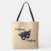 Comedy und Tragedy Theater Tasche (Rückseite)