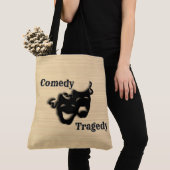 Comedy und Tragedy Theater Tasche (Von Nahem)