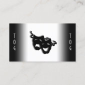 Comedy und Tragedy Theater Visitenkarte (Rückseite)