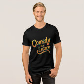 Comedy Unser Vermächtnis - Fett & Funny Statement Tri-Blend Shirt (Vorderseite voll)
