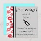 Comedy Wedding Einladung, Spaß Einladung (Vorne/Hinten)