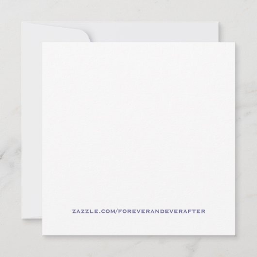 Comedy Wedding Einladung, Spaß Einladung (Rückseite)