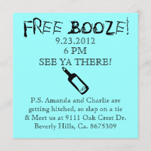 Comedy Wedding Einladung, Spaß Einladung