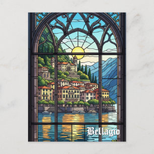 Comer Bellagio Italien Postkarte