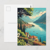 Comer Bellagio Italien Postkarte (Vorne/Hinten)