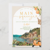 Comer See Bachelorette Einladung (Vorderseite)