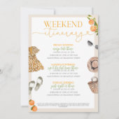 Comer See Bachelorette Einladung (Rückseite)