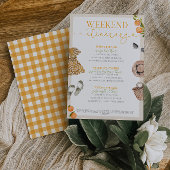 Comer See Bachelorette Itinerary Einladung