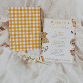 Comer See Bachelorette Itinerary Einladung