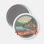 Comer See Bellagio Italien Magnet (Vorderseite/Rückseite)