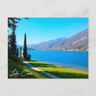 Comer See Bellagio Walkway Italien Postkarte