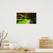 Comer See Bellagio - Wanderweg Herbst in Italien Poster (Küche)