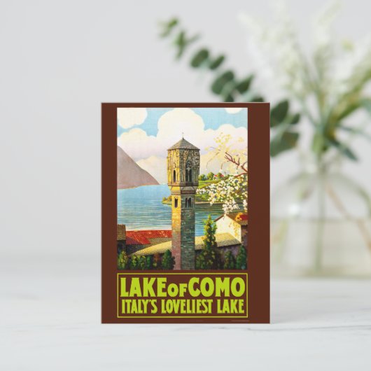 Comer See - der schönste See Italiens, Postkarte (Stehend Vorderseite)