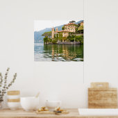 Comer See in Italien Poster (Küche)