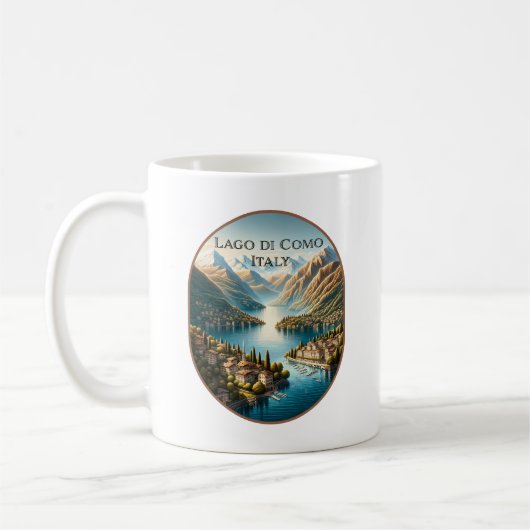Comer See, Italien Kaffeetasse (Links)