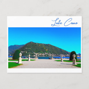 Comer See Italien Landschaft Bergsee-Zauber Postkarte