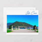 Comer See Italien Landschaft Bergsee-Zauber Postkarte (Vorne/Hinten)