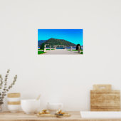 Comer See Italien Landschaftsgebirge Poster (Küche)