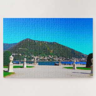 Comer See Italien Landschaftsgebirge Puzzle