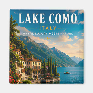 🌊 Comer See Italien Luxus am Seeufer Magnet