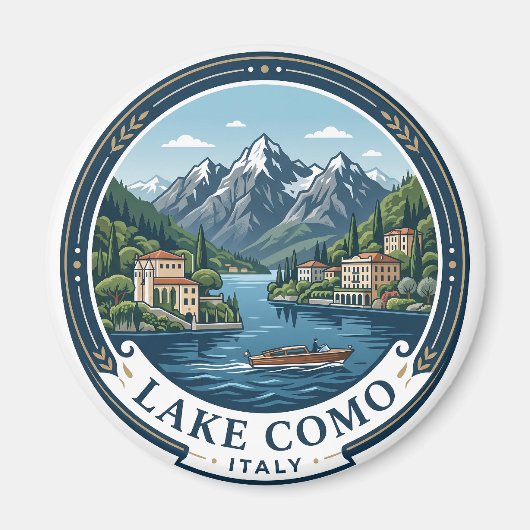 Comer See Italien Magnet (Vorne)