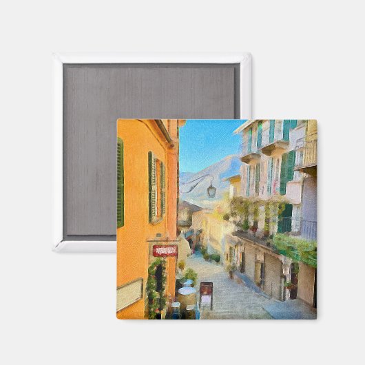 Comer See Italien Magnet (Vorderseite/Rückseite)