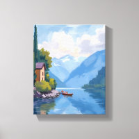 Comer See, Italien Malerei Art