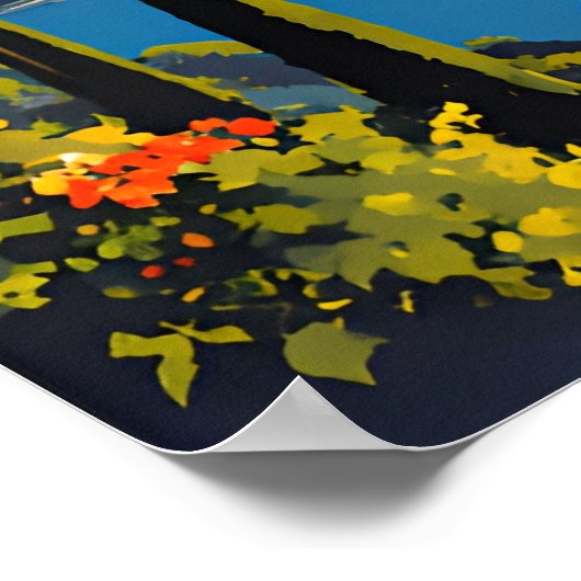 Comer See Italien Poster (Ecke)