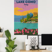 Comer See, Italien Poster (Heimbüro)
