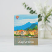 Comer See, Italien Postkarte (Stehend Vorderseite)