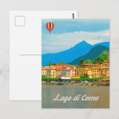 Comer See, Italien Postkarte (Vorne/Hinten)