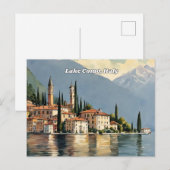 Comer See Italien Postkarte (Vorne/Hinten)