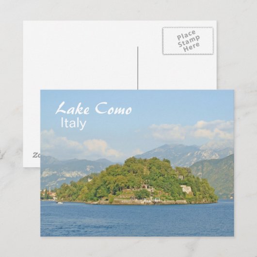 Comer See, Italien - Postkarte (Vorne/Hinten)