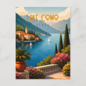 Comer See Italien Postkarte (Vorderseite)