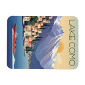 Comer See Italien Reise Magnet (Horizontal)