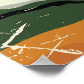 Comer See Italien Reiseplakat. Poster (Ecke)