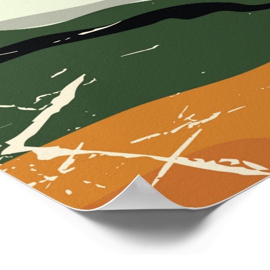 Comer See Italien Reiseplakat. Poster (Ecke)