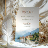 Comer See Italien Save the Date Zielort Invitati Einladung
