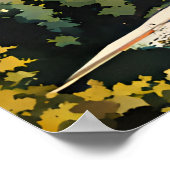 Comer See Italien Traditionelles Reiseplakat Poster (Ecke)