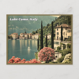 Comer See, Italien Vintage-Postkarte Postkarte
