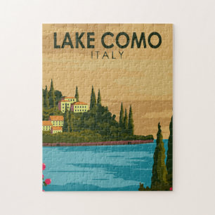 Comer See Italien Vintage Puzzle