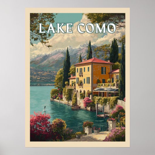 Comer See - Italienischer See-Charme Poster (Vorne)