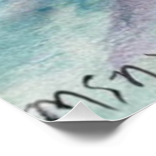 Comer See Poster (Ecke)