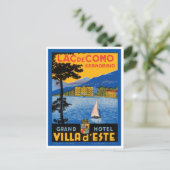 Comer See Postkarte (Stehend Vorderseite)