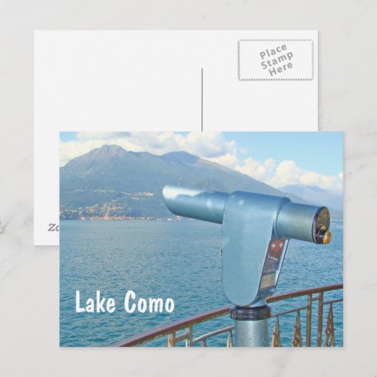 Comer See - Postkarte (Vorne/Hinten)