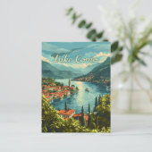 Comer See Postkarte (Stehend Vorderseite)