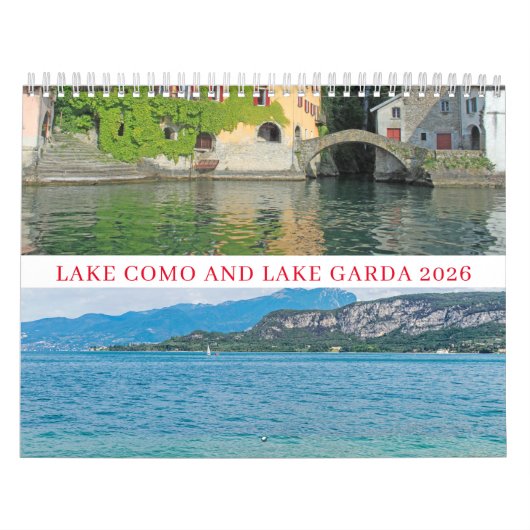 Comer See und Gardasee 2026 Kalender (Titelbild)