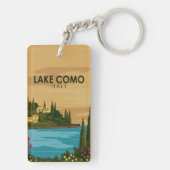 Comer See Vintag Italien Schlüsselanhänger (Rückseite)