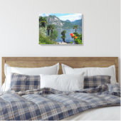 Comer See, wie von Bellagio aus gesehen Leinwanddruck (Insitu (Schlafzimmer))
